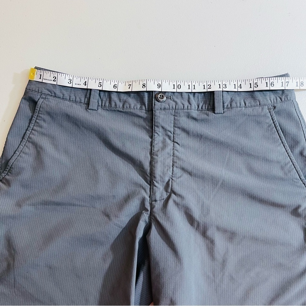 Under Armour Activewear High Rise Athletic Golf Shorts Men Size 34 Gray Pockets - Picture 6 of 9